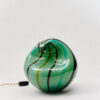 Wave Lamp (BIG), Green with Mixed Stripes